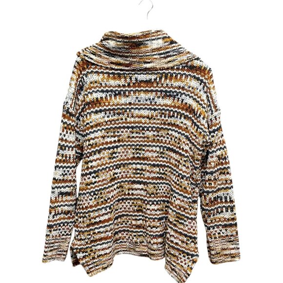 Tribal Chunky Neck Knit Sweater Top Size S - Picture 6 of 8